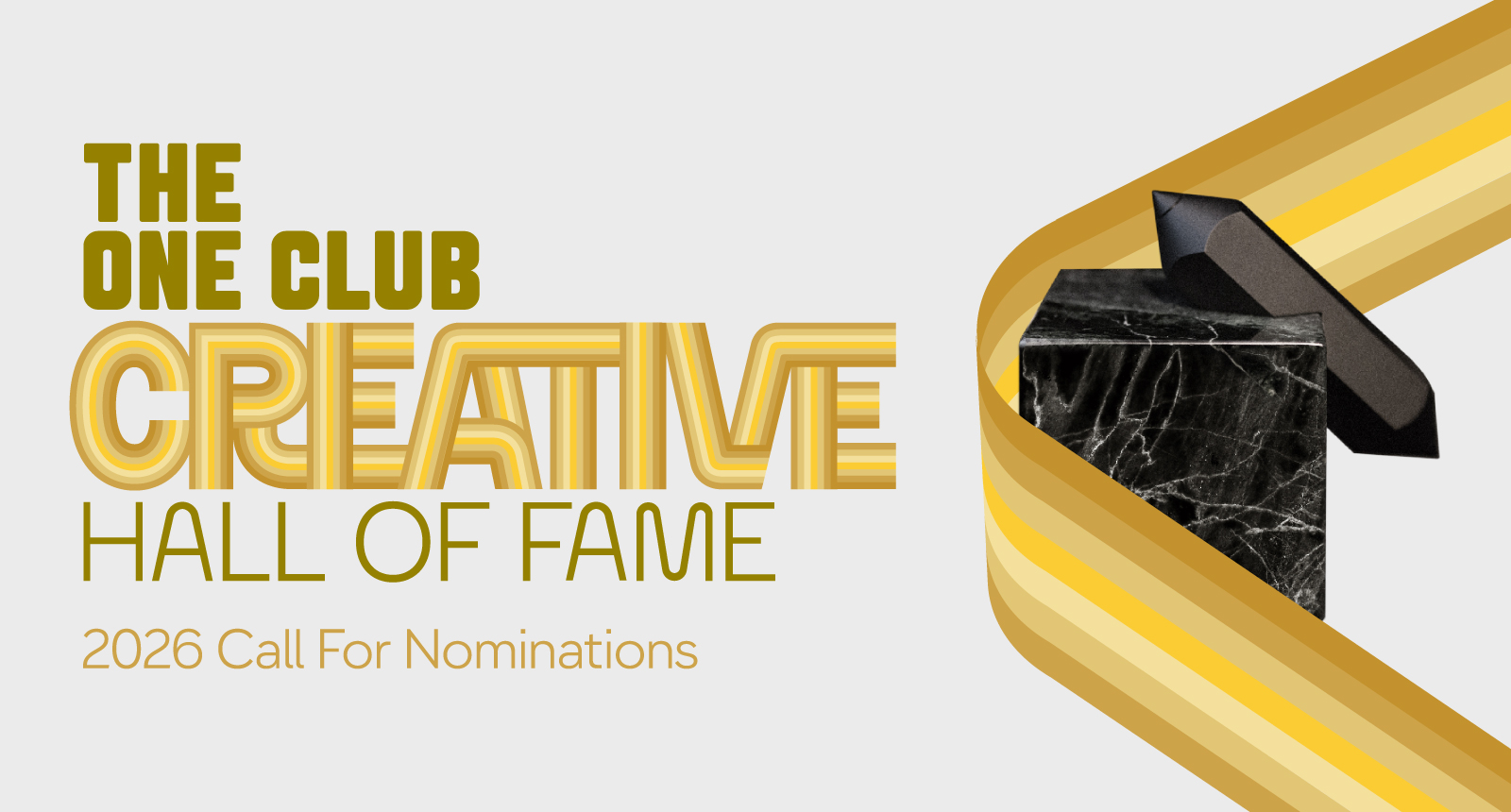 The One Club Opens Global Nominations for 2026 Creative Hall of Fame Image